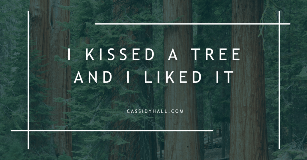 I Kissed a Tree and I liked&nbsp;it